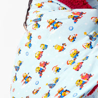 Merry Minions Holiday Bamboo Sherpa Blanket