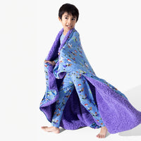 Powerpuff Girls Mojo Jojo Showdown Bamboo Sherpa Blanket