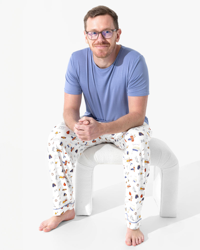 Boxing Bamboo Men's Pajama Set