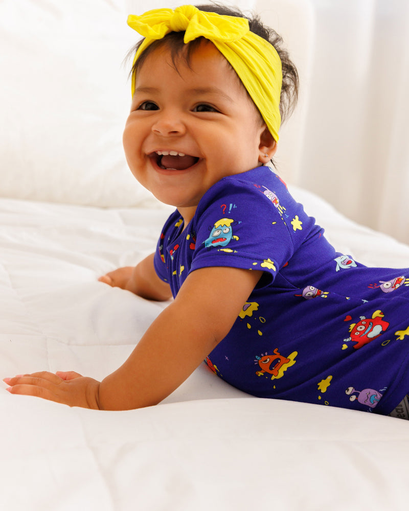 Moody Monsters Bamboo Kids Pajama Short Set