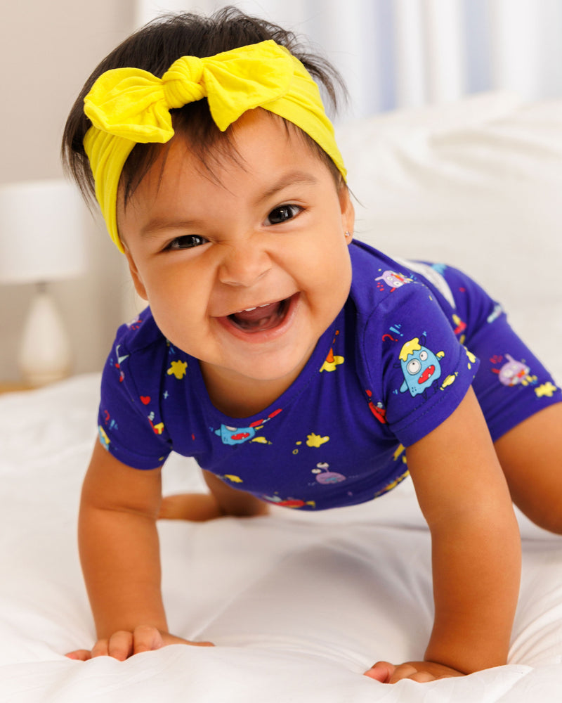 Moody Monsters Bamboo Kids Pajama Short Set