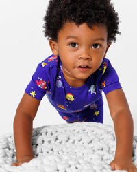 Moody Monsters Bamboo Kids Pajama Short Set