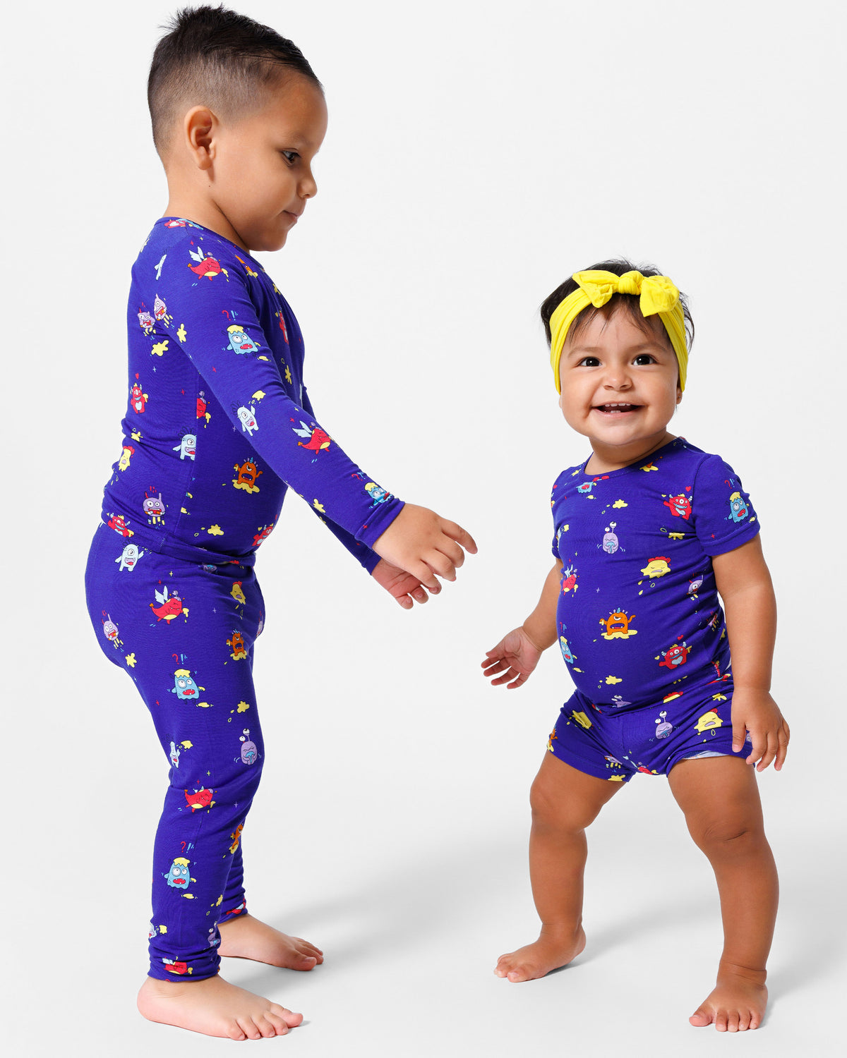Moody Monsters Bamboo Kids Pajamas