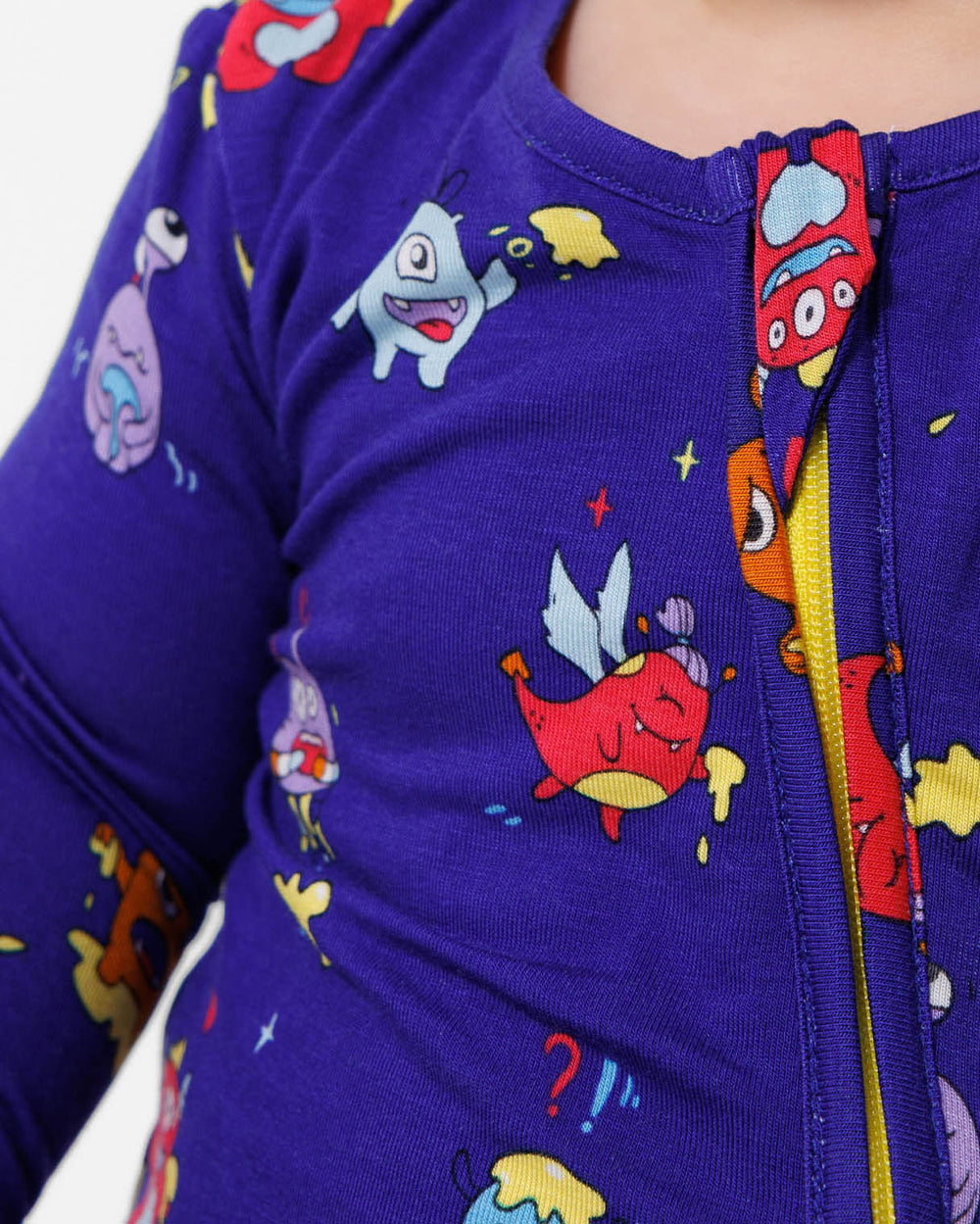 Moody Monsters Bamboo Convertible Footie