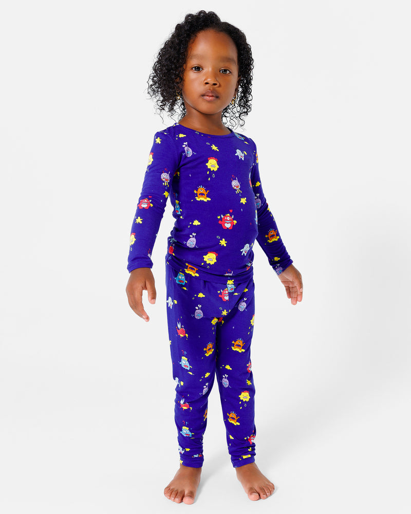 Moody Monsters Bamboo Kids Pajamas