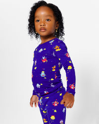 Moody Monsters Bamboo Kids Pajamas