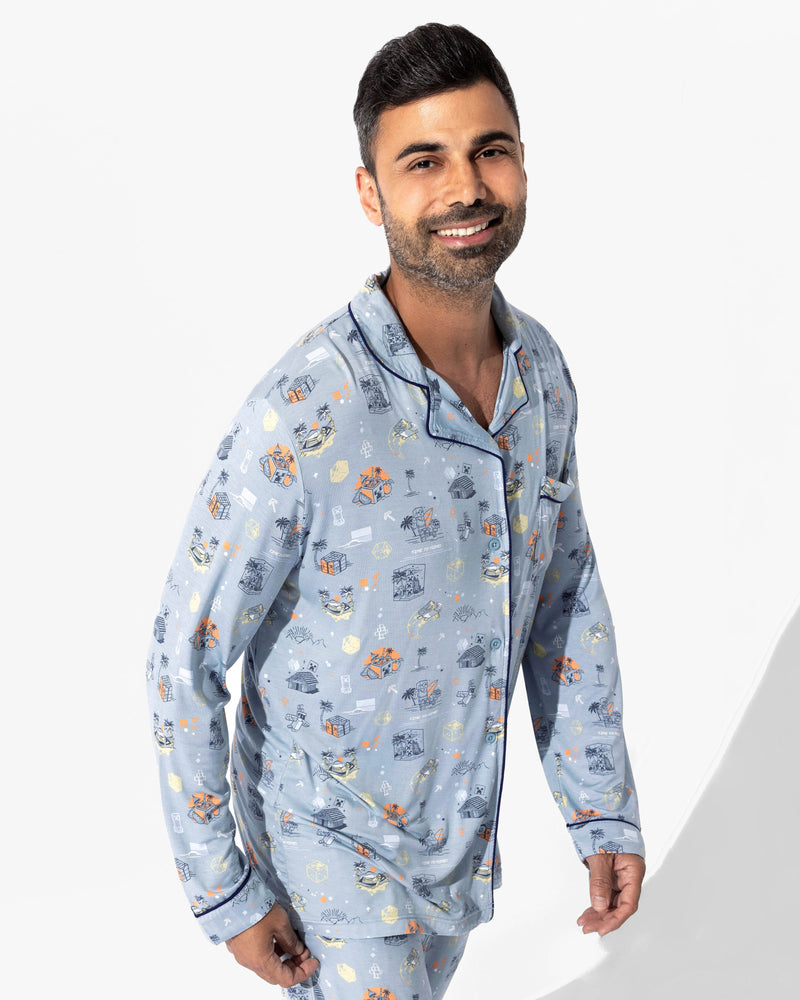 Minecraft: Time to Mine Bamboo Men's Pajama Set