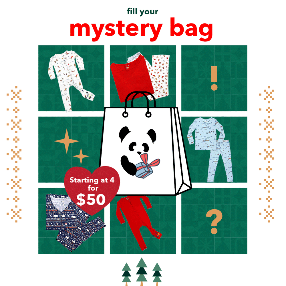 Holiday Mystery Bag - Kids Bamboo Pajamas