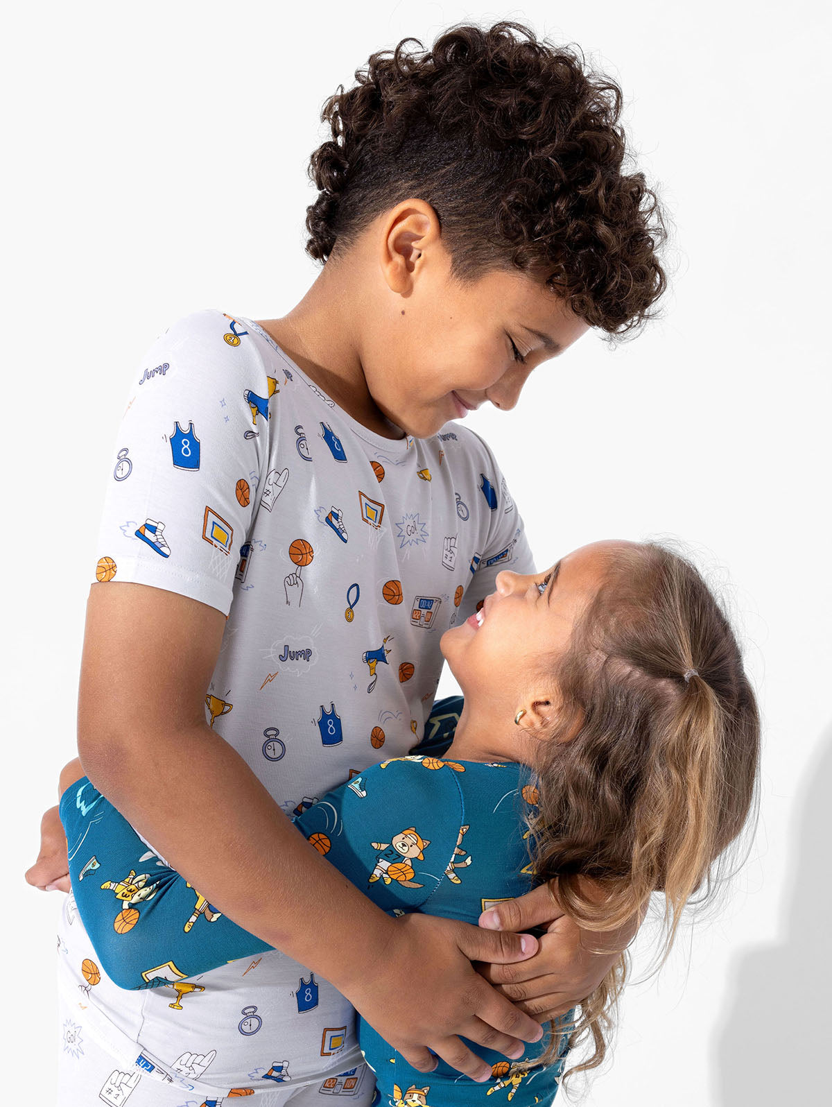 Basketball Pups Bamboo Kids Pajamas