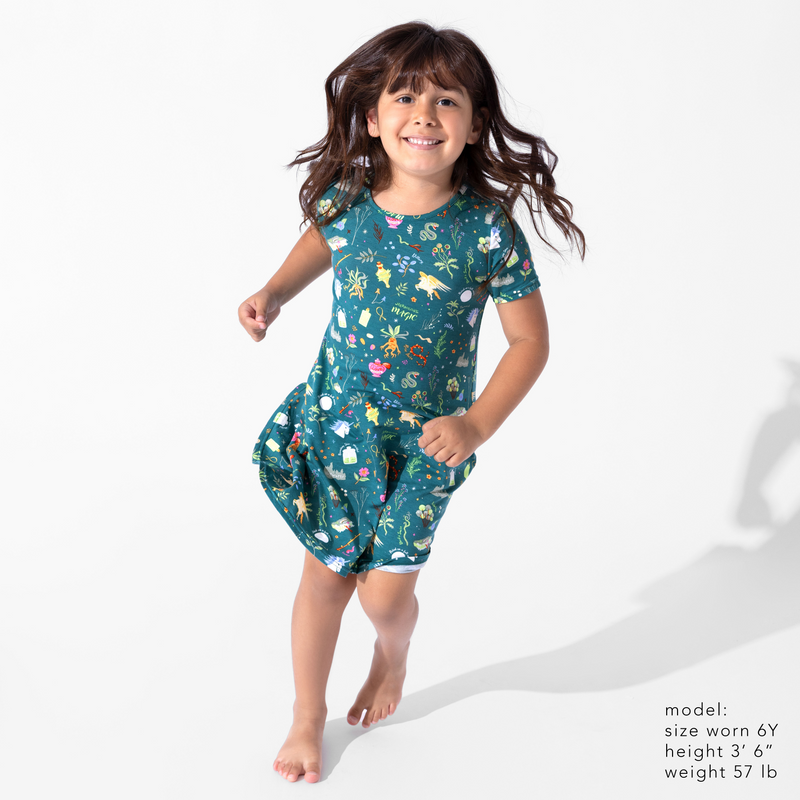 Mandrake's Potions & Herbs Bamboo Girls' Short Sleeve Dress