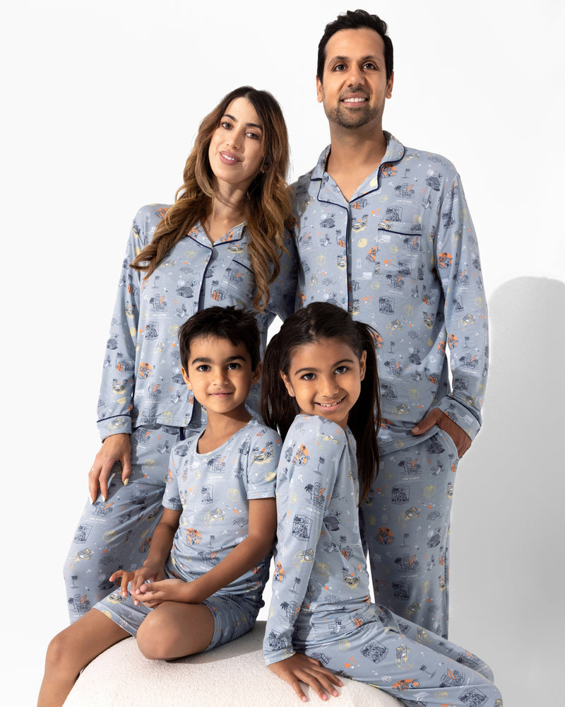 Minecraft: Time to Mine Bamboo Kids Pajama Short Set