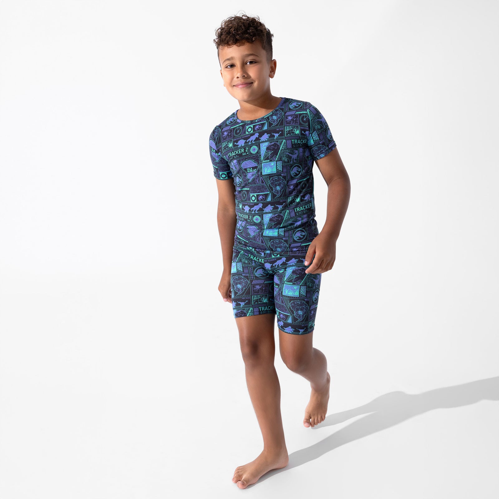 Jurassic Park: Tracker Bamboo Kids Pajama Short Set