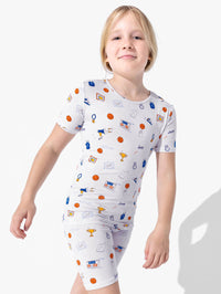 All Star Basketball Bamboo Kids Pajama Short Set