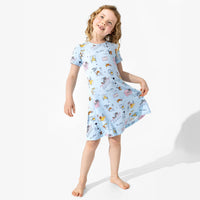 Tom & Jerry: Home Sweet Home Bamboo Girls' Short Sleeve Dress