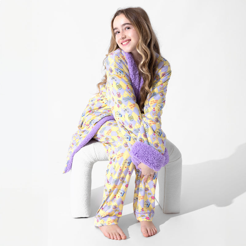 Clueless As If! Bamboo Sherpa Bathrobe