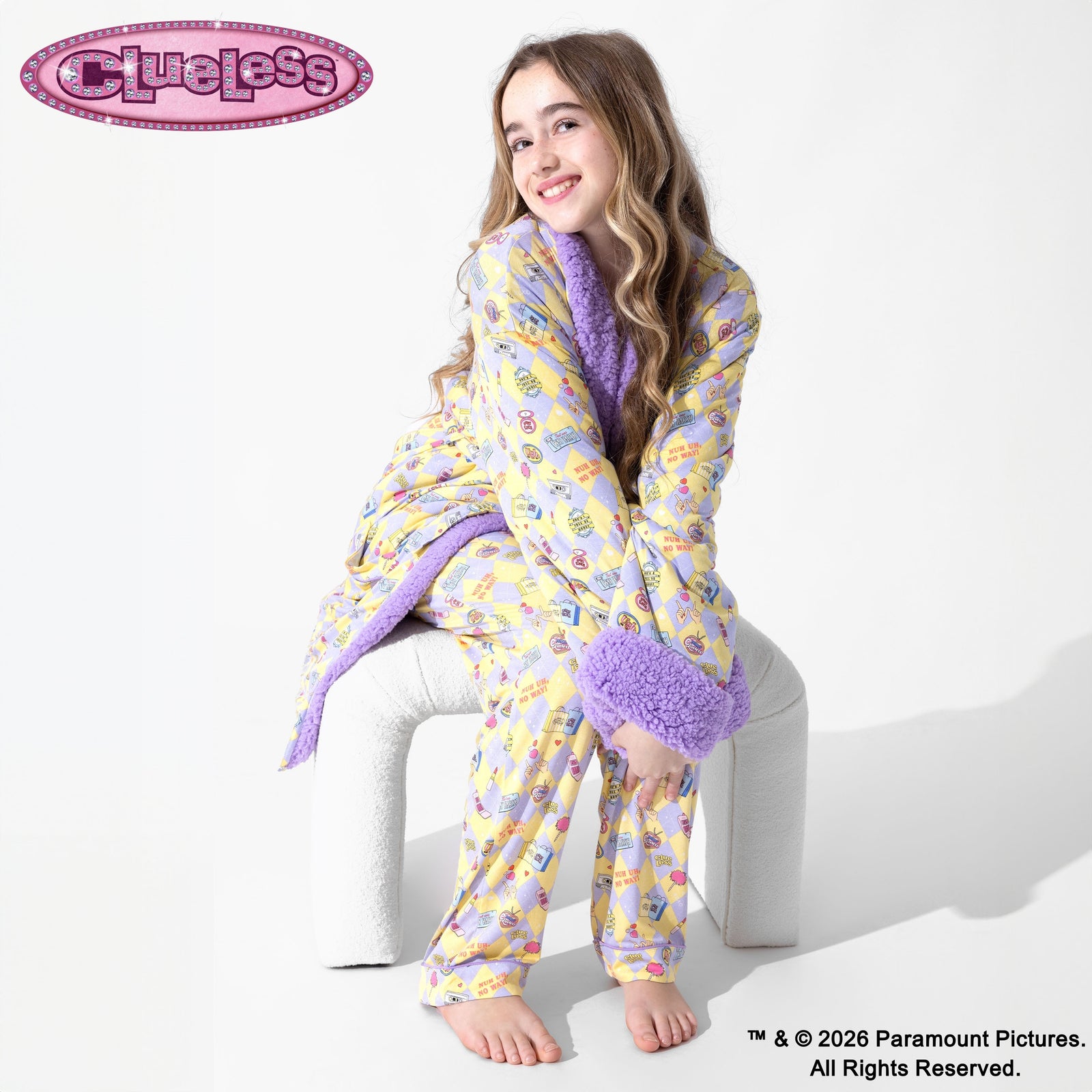 Clueless As If! Bamboo Sherpa Bathrobe