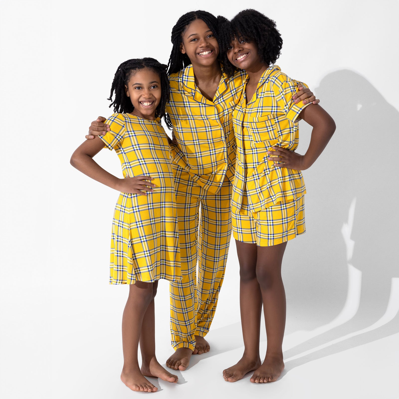 Clueless Total Betty Plaid Bamboo Women's Pajama Short Set