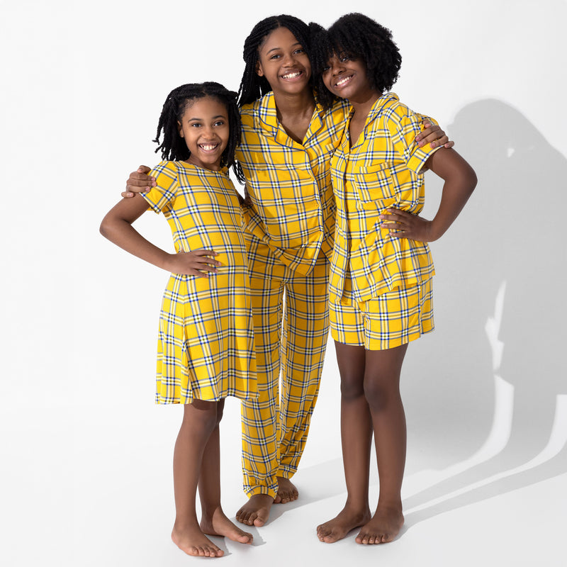 Clueless Total Betty Plaid Bamboo Women's Pajama Set