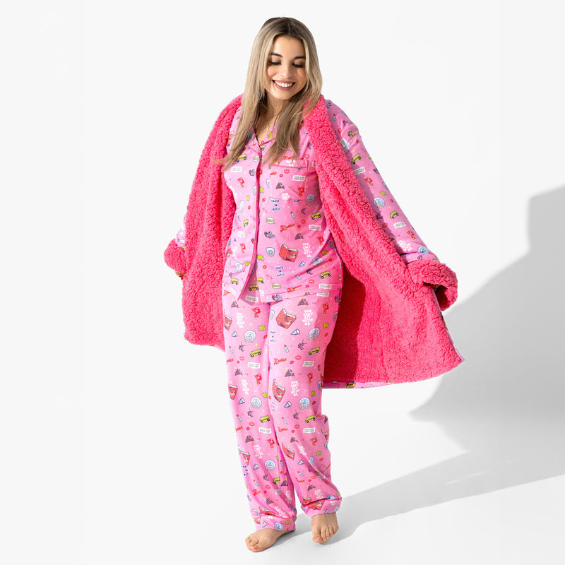 Mean Girls: So Fetch Bamboo Adults Sherpa Bathrobe