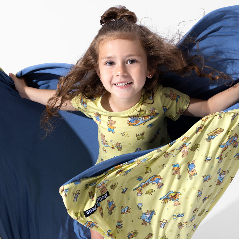 Teddy Bear Picnic Bamboo Blanket