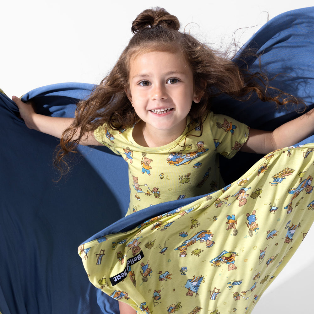 Teddy Bear Picnic Bamboo Blanket