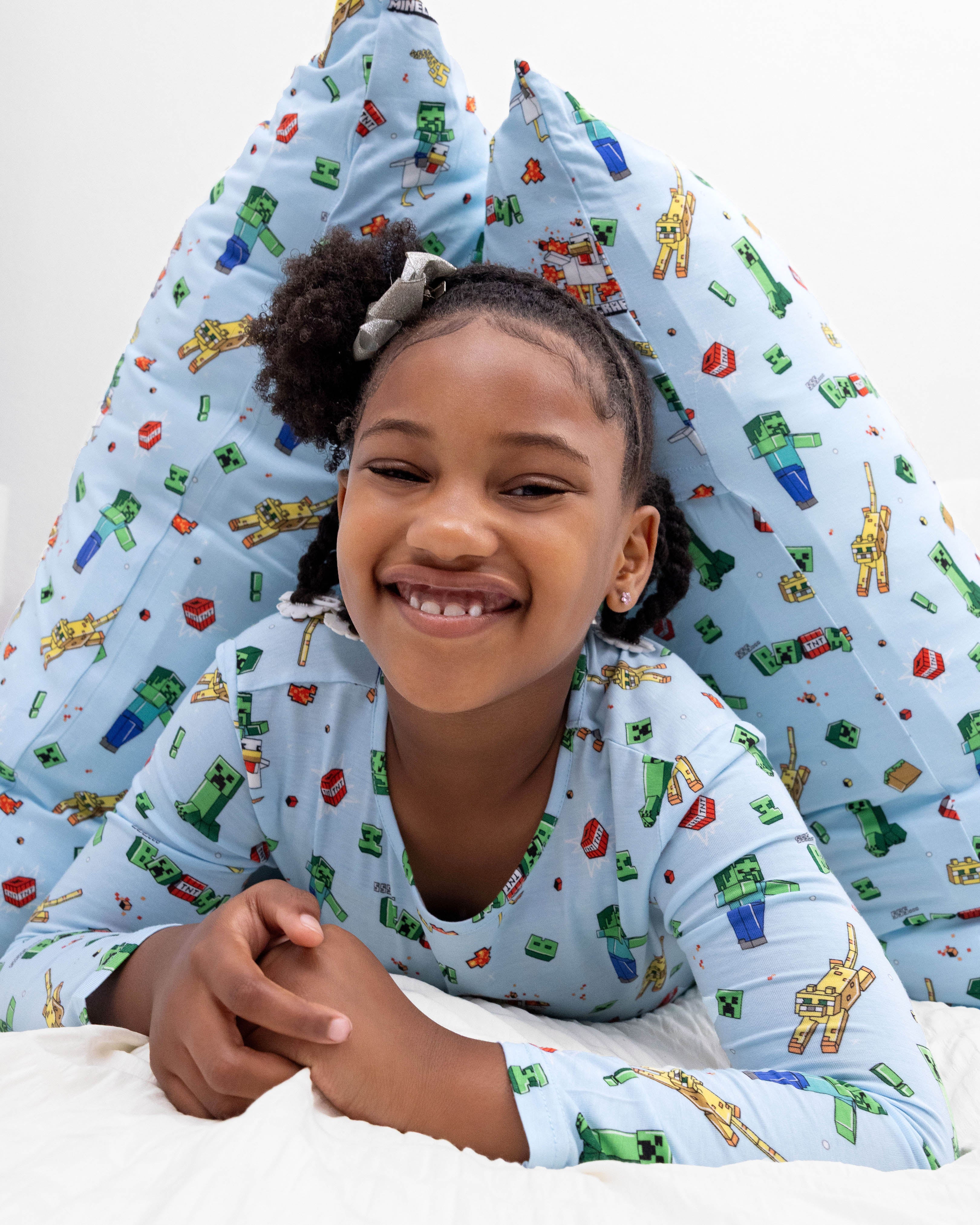 Minecraft Chicken Jockey Bamboo Kids Pajamas | Soft Bamboo PJs for