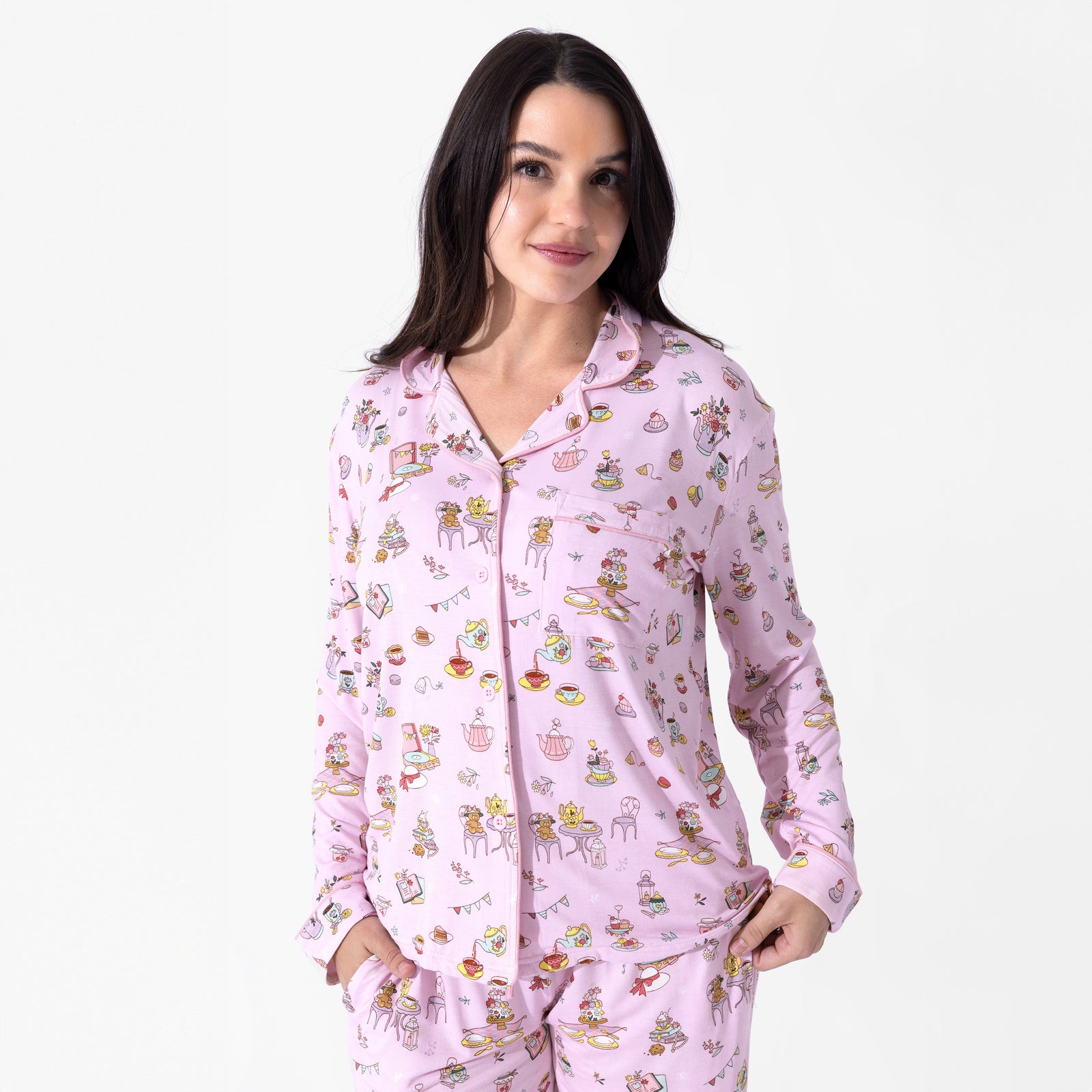 Tea Party Bamboo Women's Pajama Set