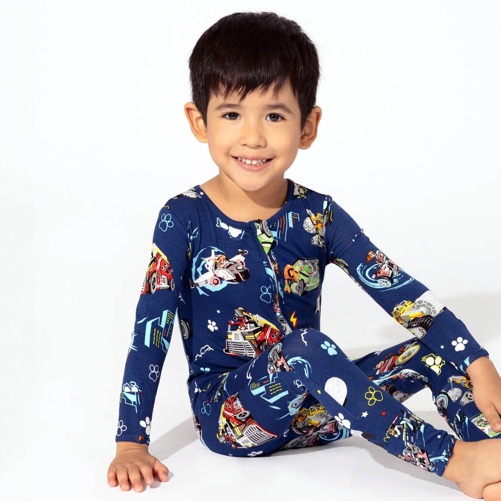 PAW Patrol: The Mighty Movie - Mighty Vehicles Bamboo Convertible Footie