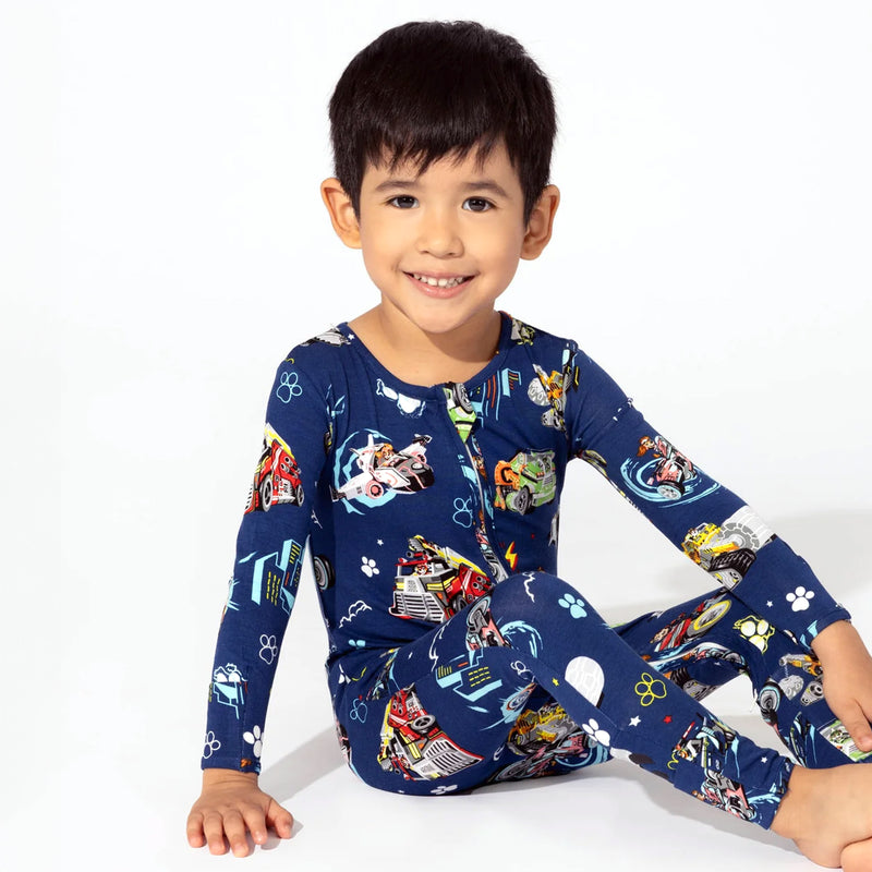 PAW Patrol: The Mighty Movie - Mighty Vehicles Bamboo Convertible Footie