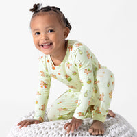 Capybara Boba Bamboo Kids Pajamas