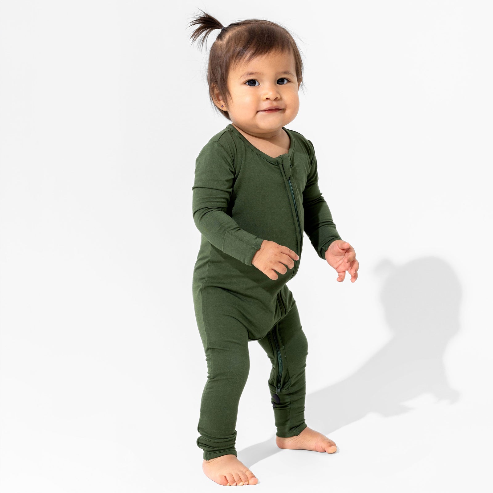 Evergreen Bamboo Convertible Footie