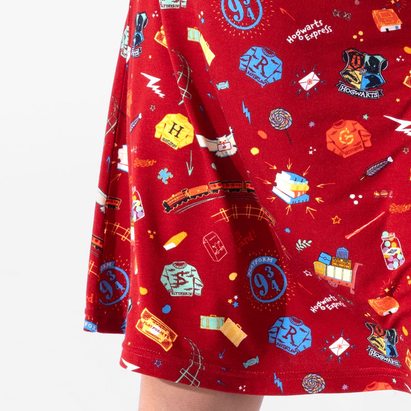 Hogwarts Express Bamboo Girls' Long Sleeve Dress