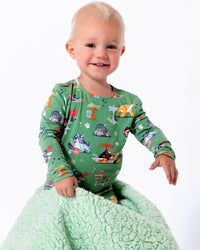PAW Patrol: Dino Island Bamboo Sherpa Blanket