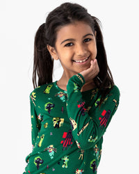 Minecraft: Midnight Mobs Bamboo Kids Pajamas
