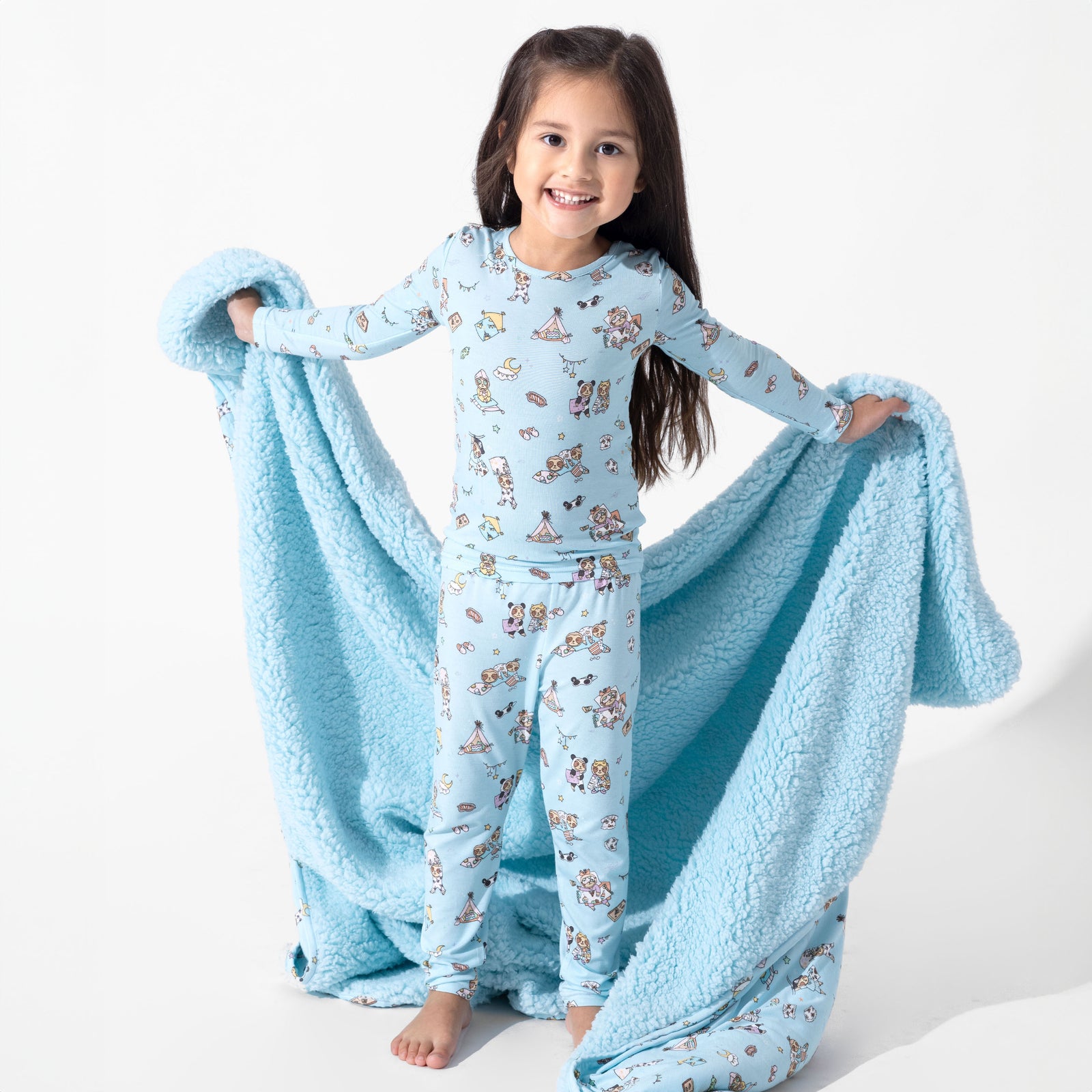 Sloth Pajama Party Bamboo Kids Pajamas