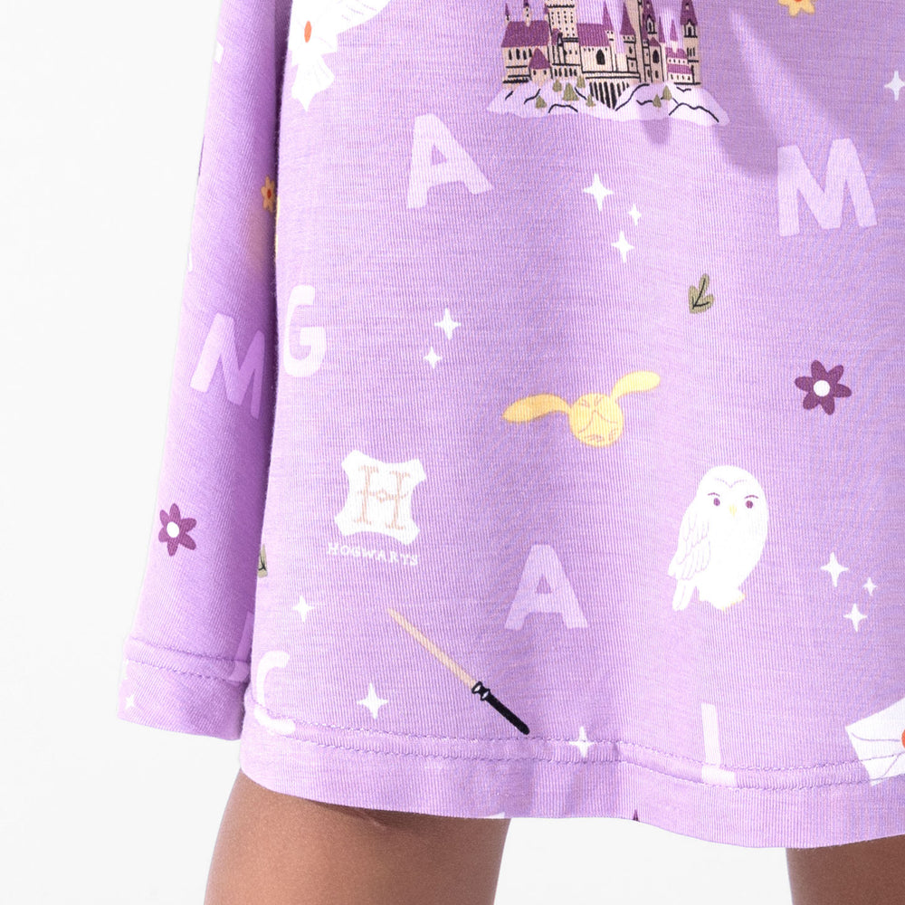 Hedwig's Magical Mail Bamboo Girls' Short Sleeve Dress