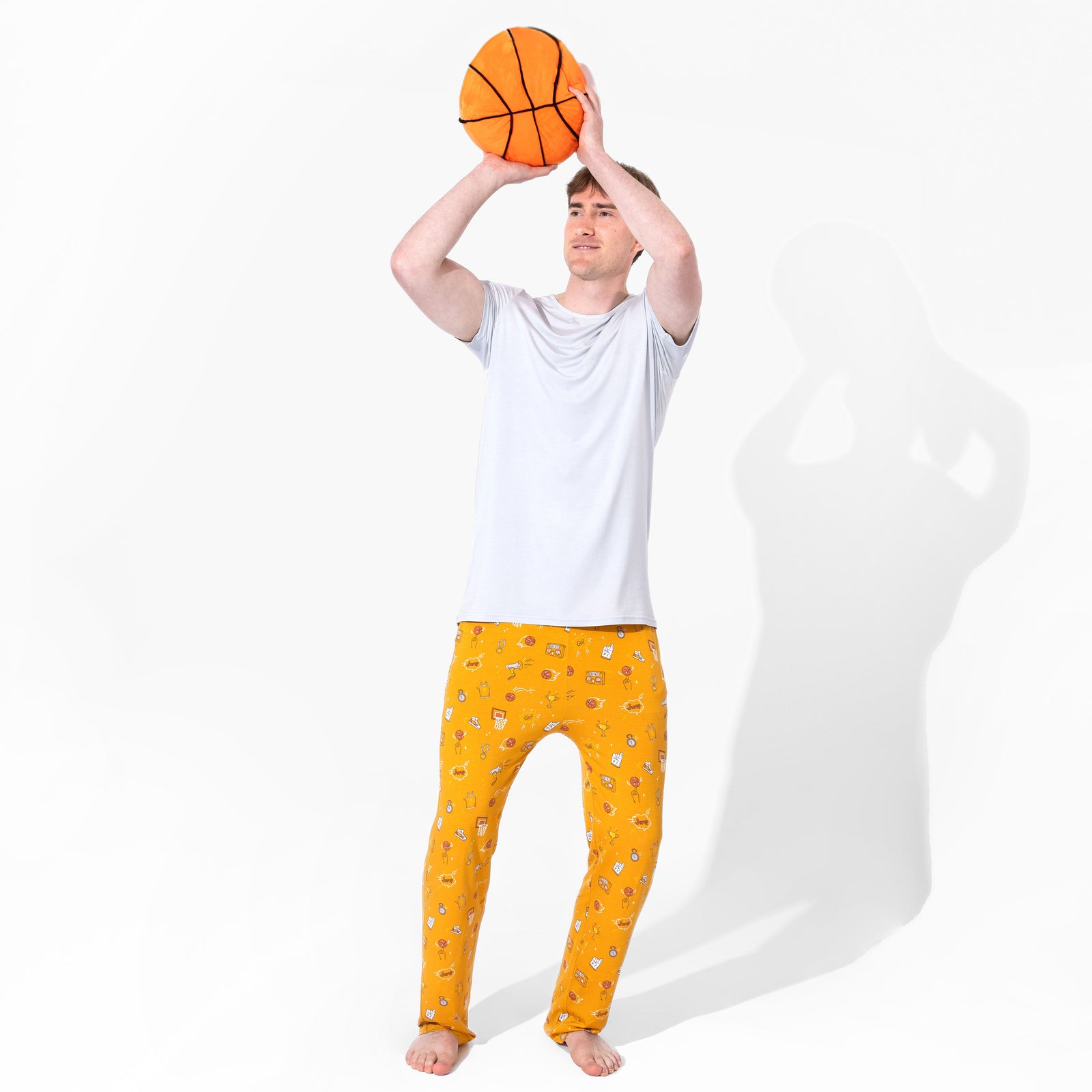 Basketball Bamboo Men's Pajama Set