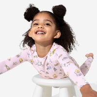 Easter Bunny Pink Bamboo Kids Pajamas