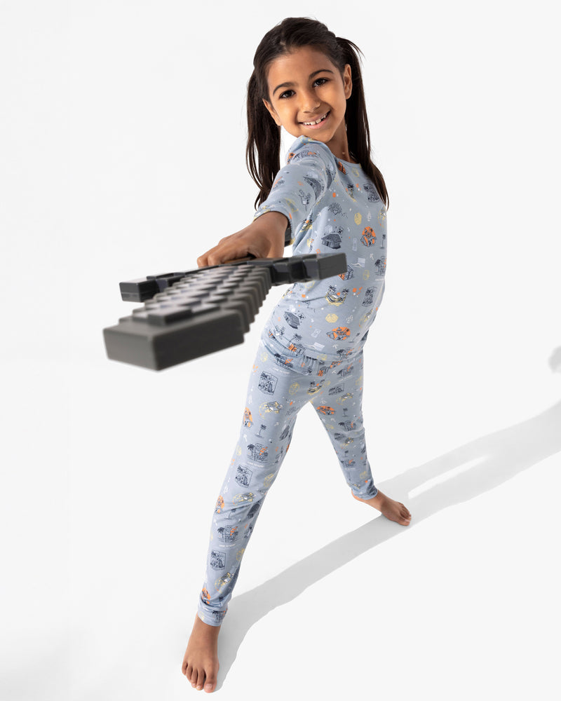 Minecraft: Time to Mine Bamboo Kids Pajamas