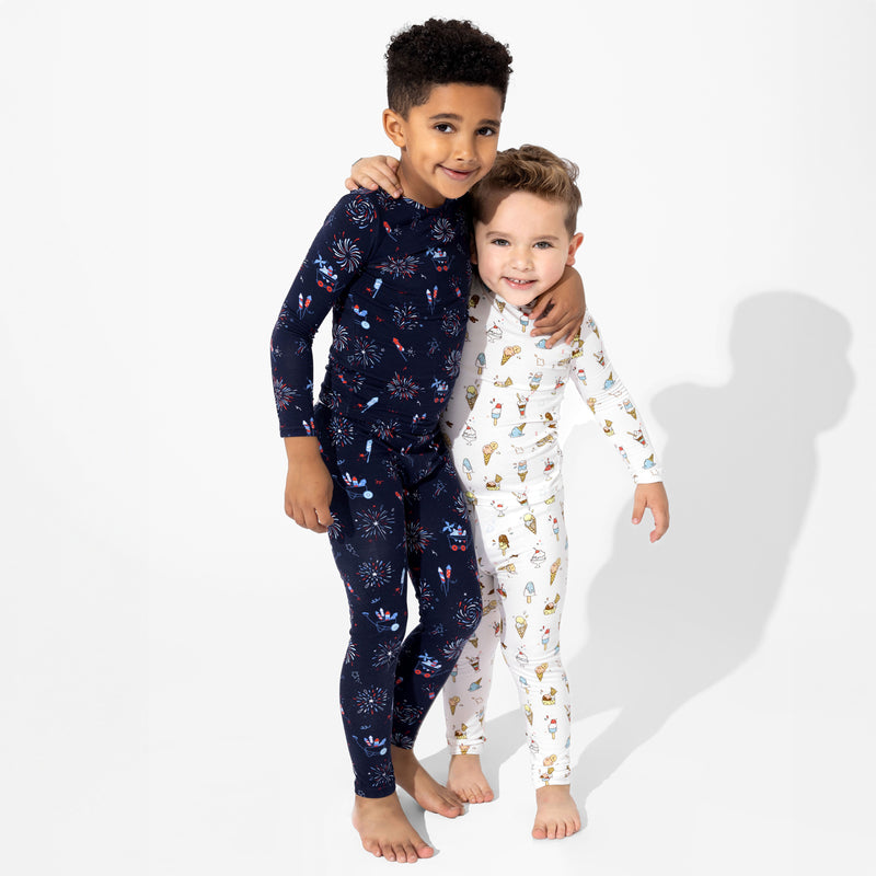 Ice Cream Bamboo Kids Pajamas