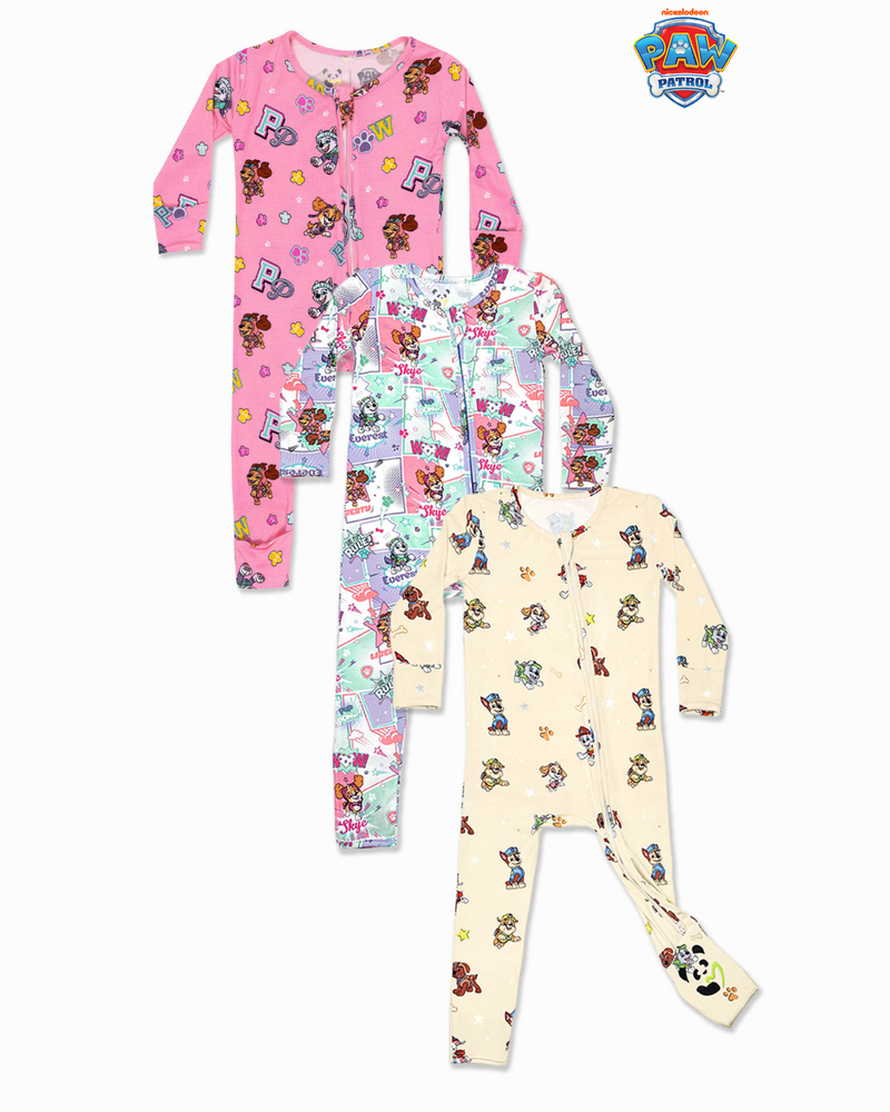 PAW Patrol Girls Adventure Bundle - Bamboo Convertible Footie