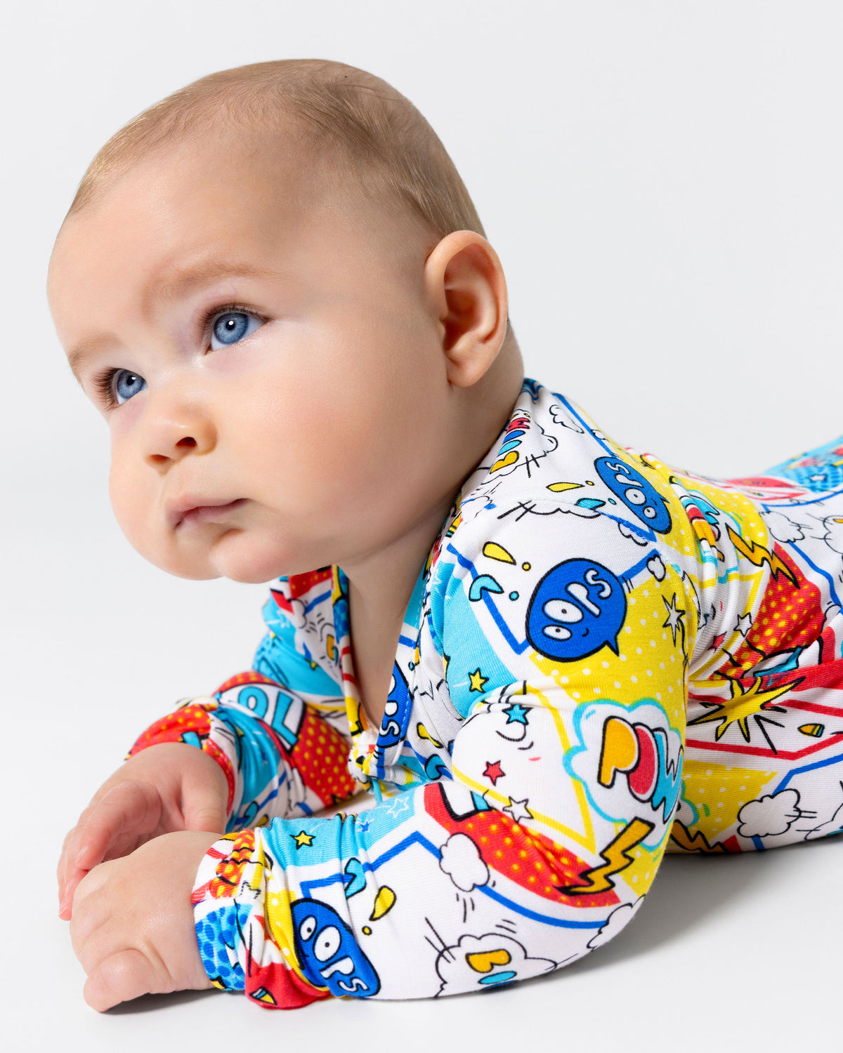 Comic Hero Bamboo Convertible Footie