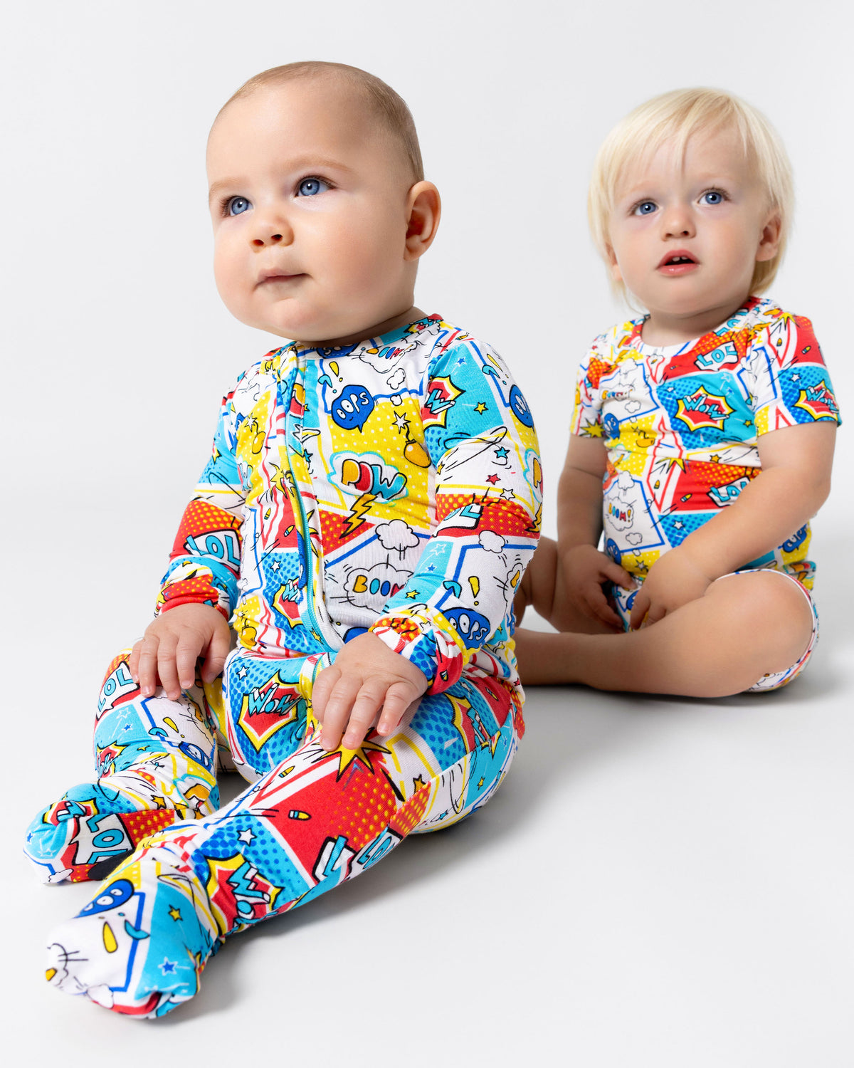 Comic Hero Bamboo Convertible Footie