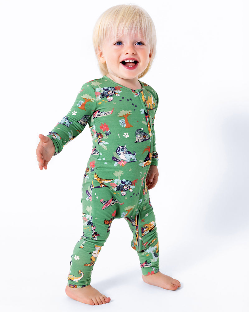 PAW Patrol: Dino Island Bamboo Convertible Footie