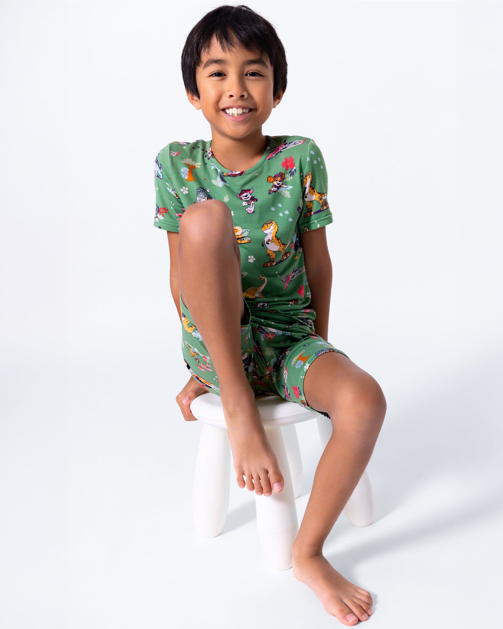 PAW Patrol: Dino Island Bamboo Kids Pajama Short Set