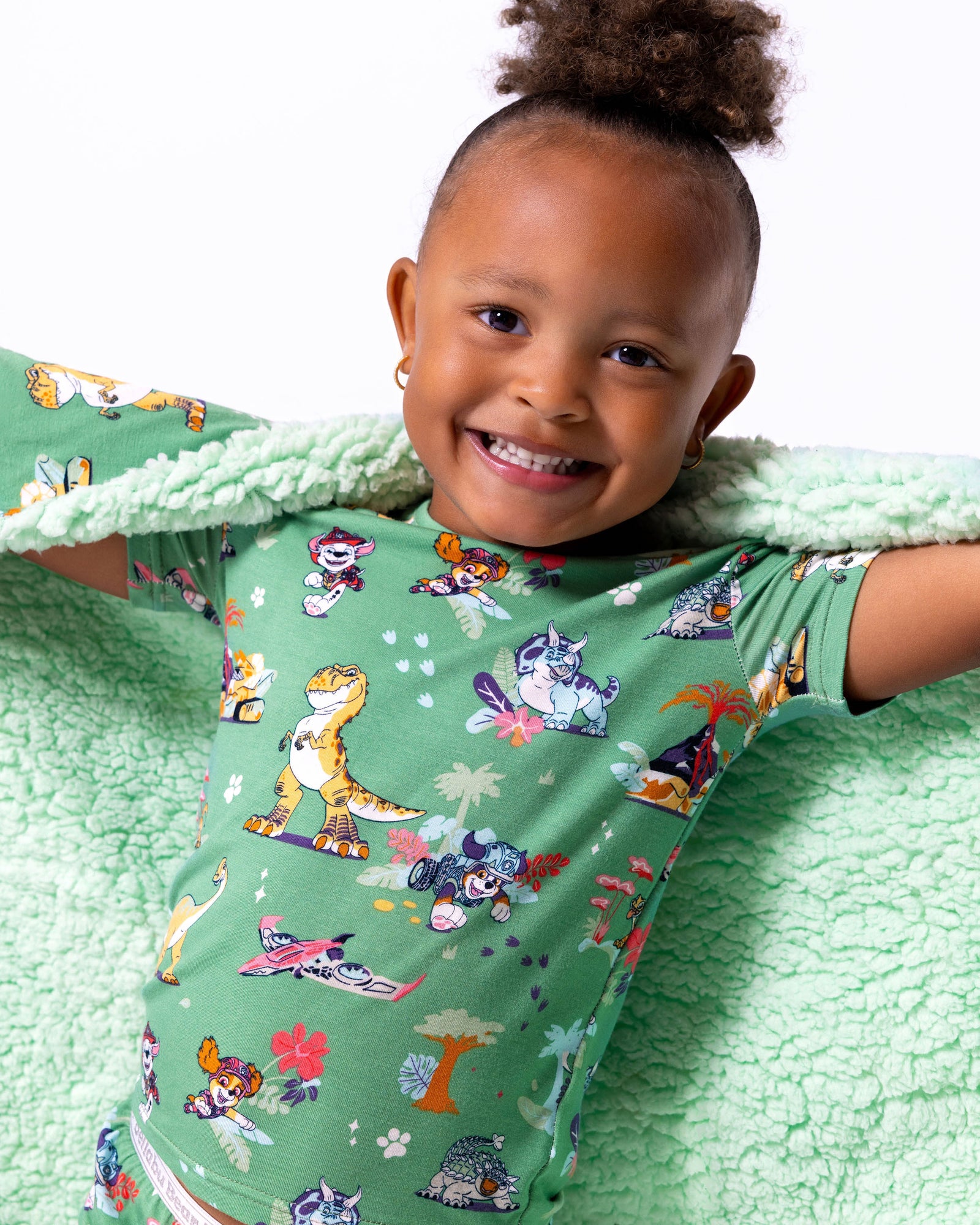 PAW Patrol: Dino Island Bamboo Sherpa Blanket