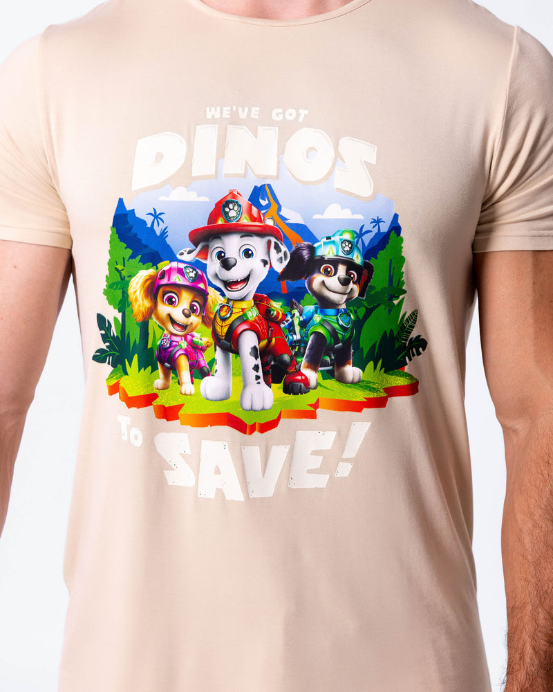 PAW Patrol: Dino Island Bamboo Men's Pajama Set
