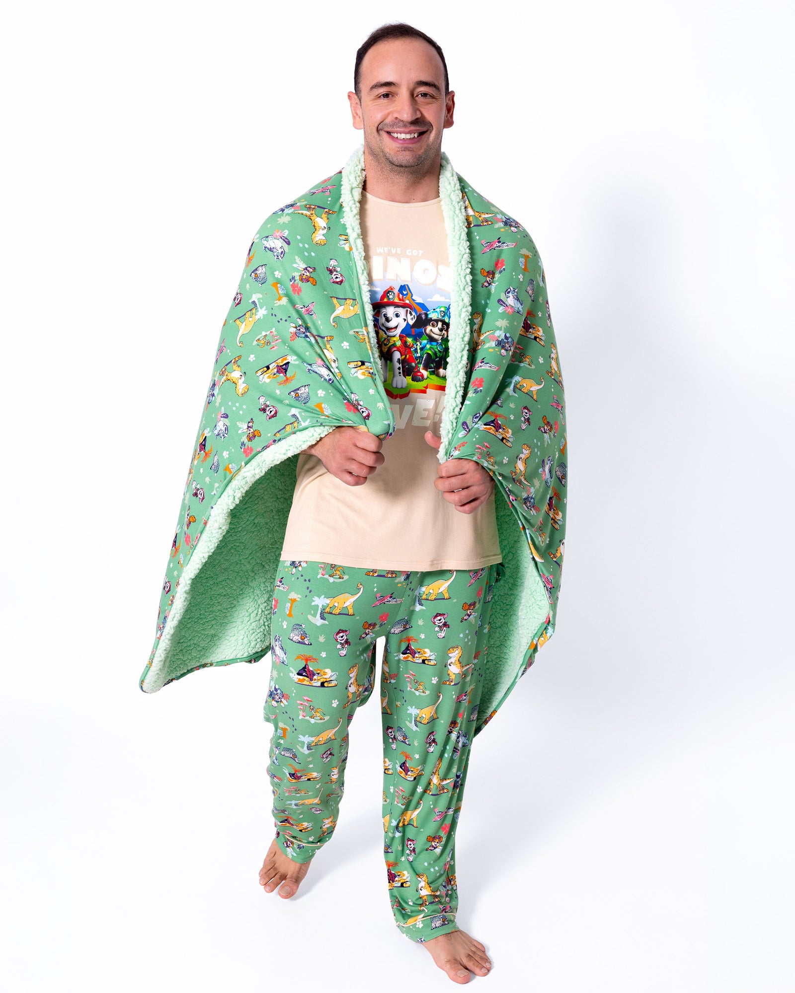 PAW Patrol: Dino Island Bamboo Men's Pajama Set