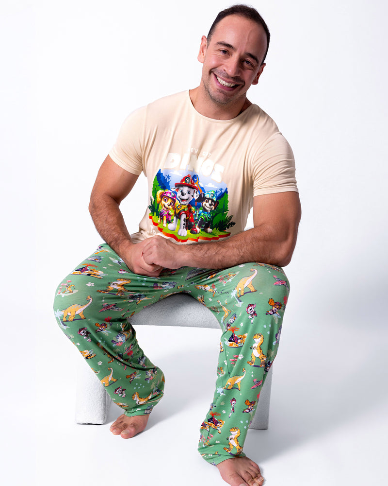 PAW Patrol: Dino Island Bamboo Men's Pajama Set