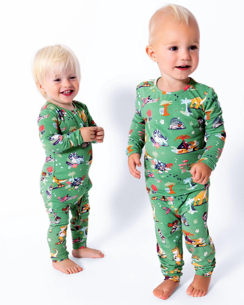 PAW Patrol: Dino Island Bamboo Convertible Footie